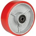 Casters Wheels & Industrial Handling Global Industrial„¢ 6" x 2" Polyurethane Wheel - Axle Size 1/2" 748729A
